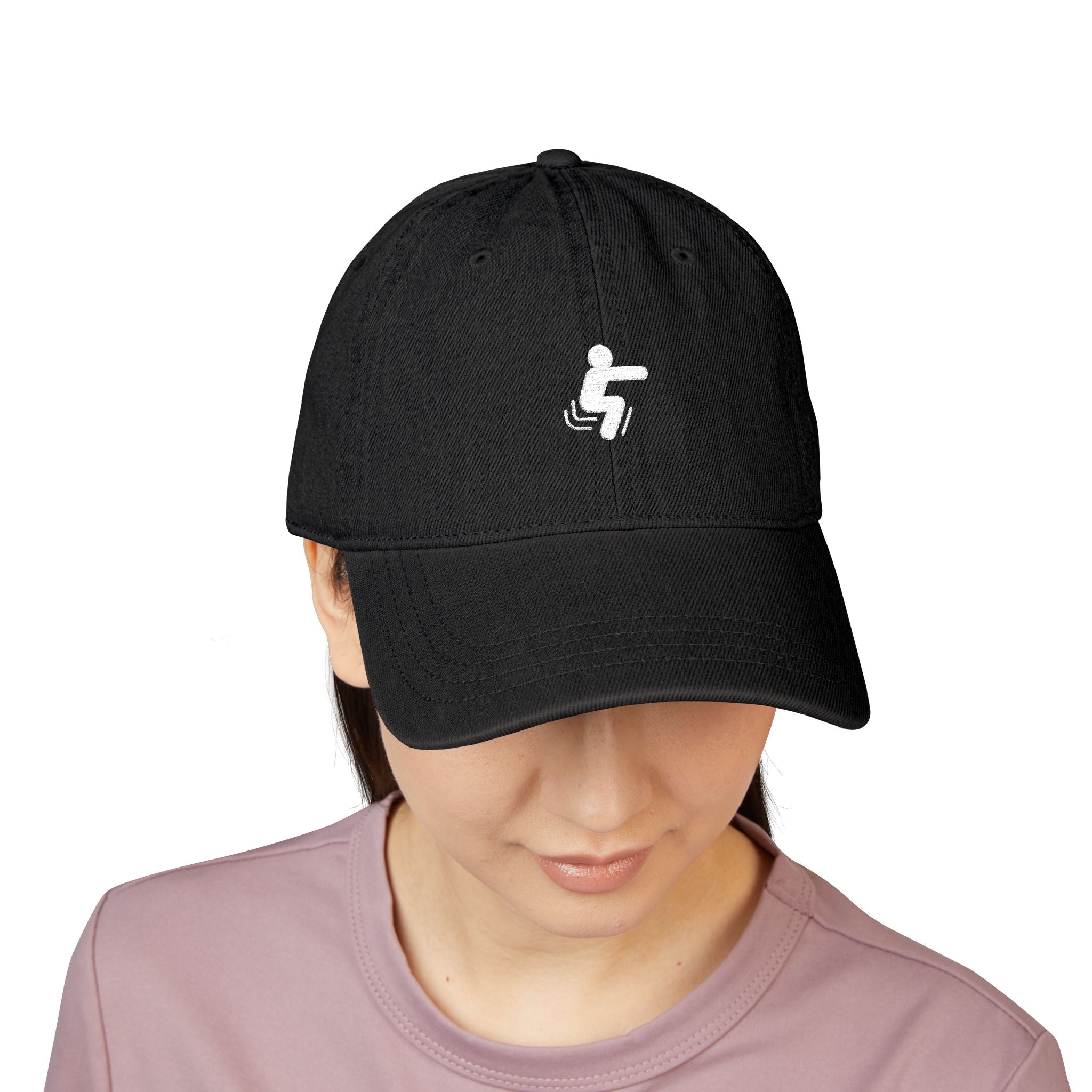 Squatty Embroidered Hat