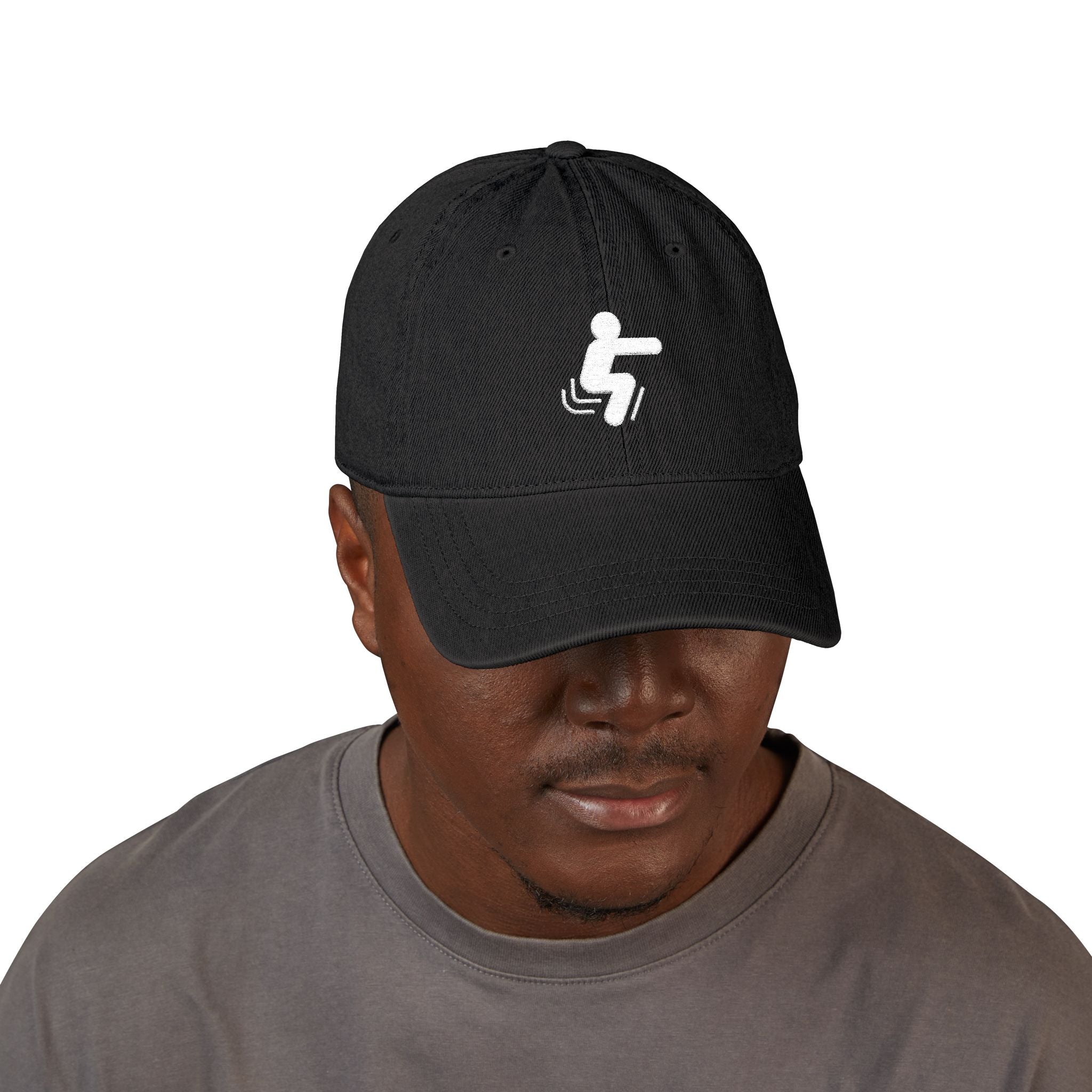 Squatty Embroidered Hat